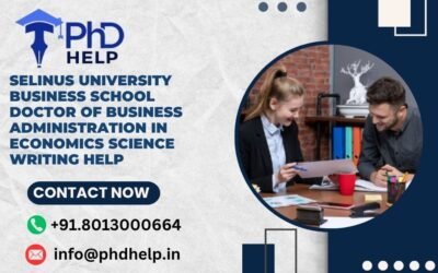 Selinus University Business School Doctor of Business Administration in Economics Science Writing Help