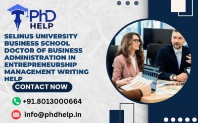 Selinus University Business School Doctor of Business Administration in Entrepreneurship Management Writing Help