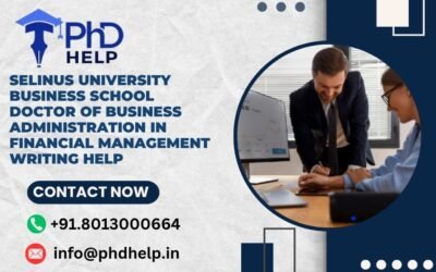 Selinus University Business School Doctor of Business Administration in Financial Management Writing Help
