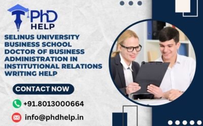 Selinus University Business School Doctor of Business Administration in Institutional Relations Writing Help