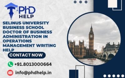 Selinus University Business School Doctor of Business Administration in Operations Management Writing Help