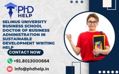 Selinus University Business School Doctor of Business Administration in Sustainable Development Writing Help