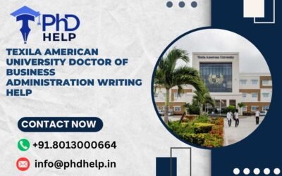 Texila American University Doctor of Business Administration Writing Help