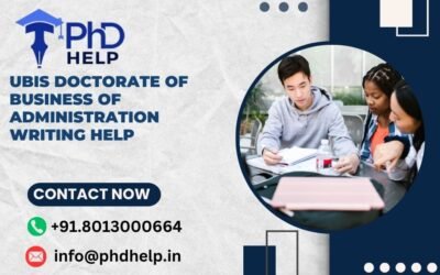 UBIS Doctorate of Business of Administration Writing Help