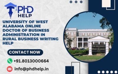 University of West Alabama Online Doctor of Business Administration in Rural Business Writing Help