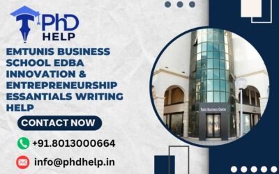 emTunis Business School EDBA Innovation & Entrepreneurship Essantials Writing Help