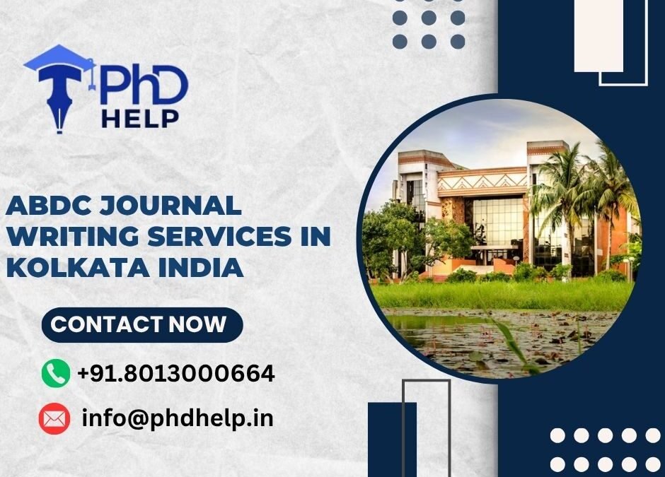 ABDC Journal Writing Services in Kolkata India
