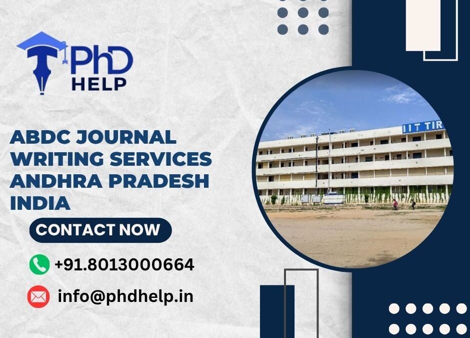 ABDC journal writing services Andhra Pradesh India
