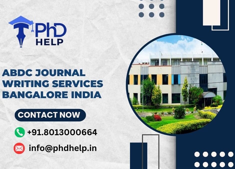 ABDC journal writing services Bangalore India