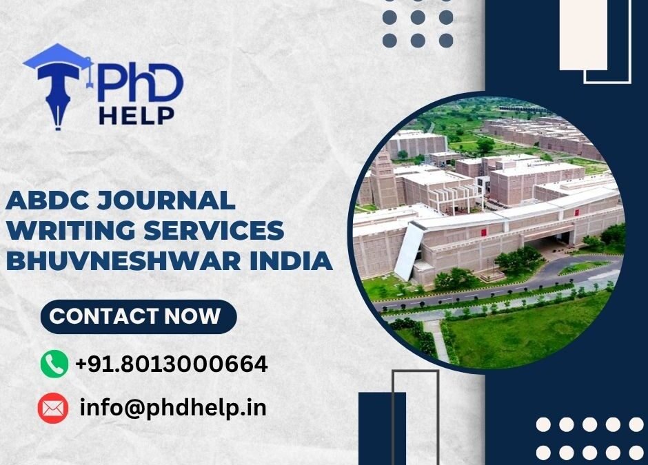ABDC journal writing services Bhuvneshwar India