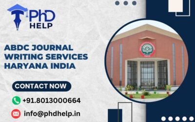 ABDC journal writing services Haryana India