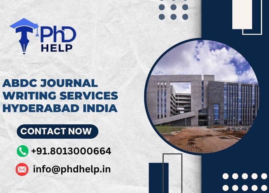 ABDC journal writing services Hyderabad India