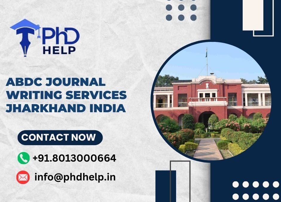 ABDC journal writing services Jharkhand India
