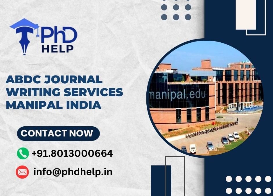 ABDC journal writing services Manipal India