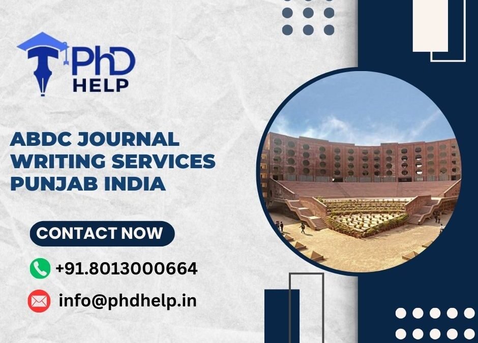 ABDC journal writing services Punjab India