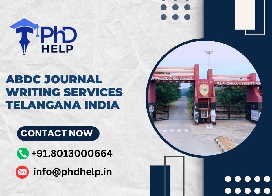 ABDC journal writing services Telangana India