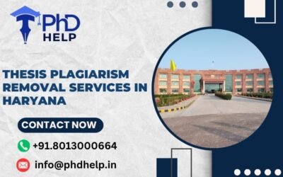 Thesis Plagiarism removal services in Haryana
