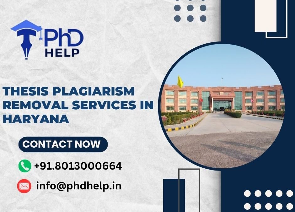 Thesis Plagiarism removal services in Haryana