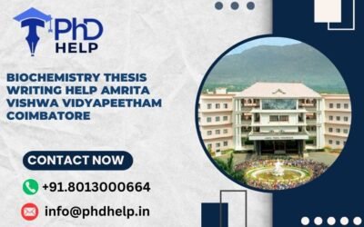 Biochemistry thesis writing help Amrita Vishwa Vidyapeetham Coimbatore