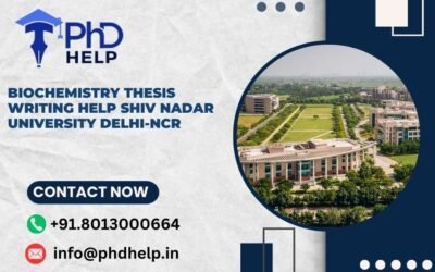 Biochemistry thesis writing help Shiv Nadar University Delhi-NCR