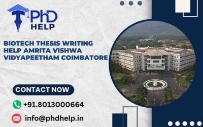 Biotech thesis writing help Amrita Vishwa Vidyapeetham Coimbatore