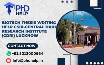 Biotech thesis writing help CSIR-Central Drug Research Institute (CDRI) Lucknow