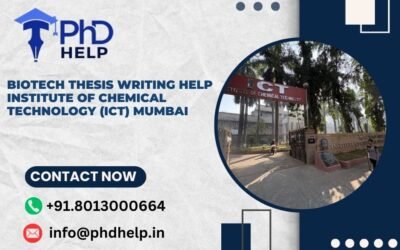 Biotech thesis writing help Institute of Chemical Technology (ICT) Mumbai