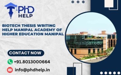 Biotech thesis writing help Manipal Academy of Higher Education Manipal