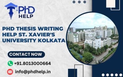 Phd thesis writing help St. Xavier’s University Kolkata