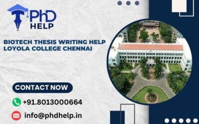 Biotech thesis writing help Loyola College Chennai