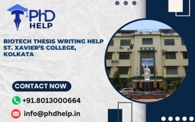 Biotech thesis writing help St. Xavier’s College, Kolkata