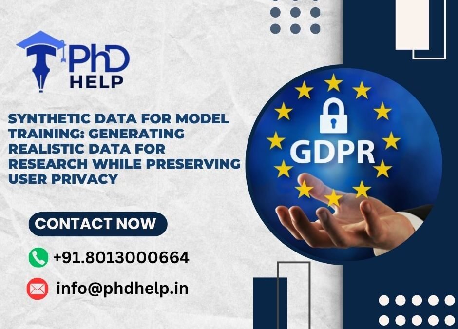 Synthetic Data for Model Training: Generating realistic data for research while preserving user privacy