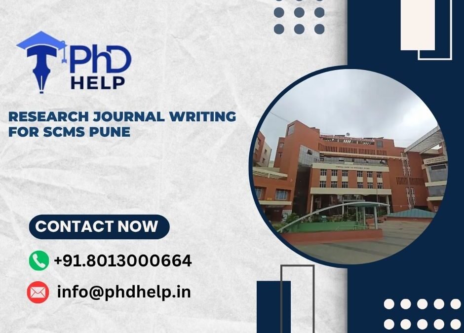 Research Journal writing for SCMS Pune