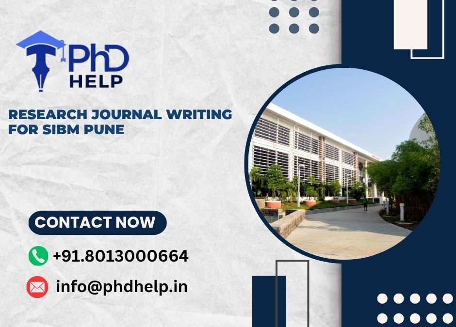 Research Journal writing for SIBM Pune