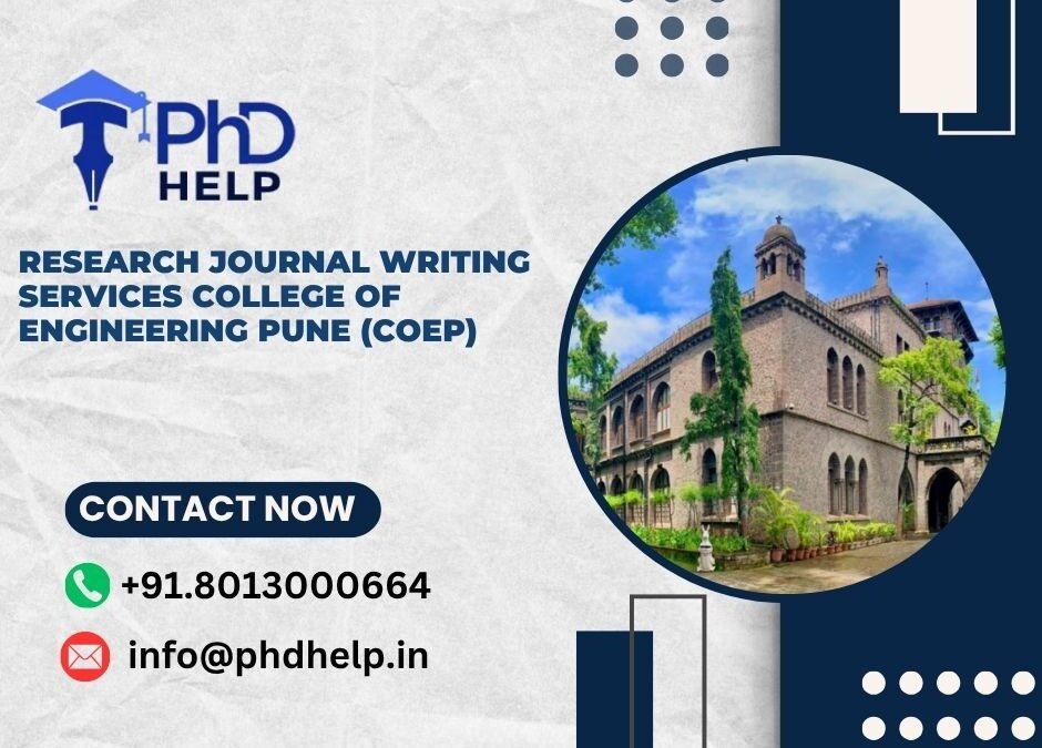 Research journal writing services College of Engineering Pune (COEP)